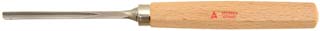 Shallow round straight gouge inletting chisel, 12mm wide,
by Solingen, Germany